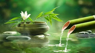 Исцеляющий бамбуковый водный фонтан 24/7, расслабляющая музыка, звуки природы