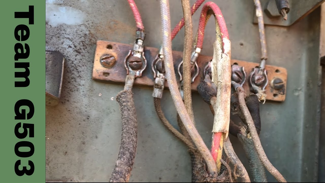 Team G503 Willys MB Electric Removal Part 2 (Wiring Harness) - YouTube