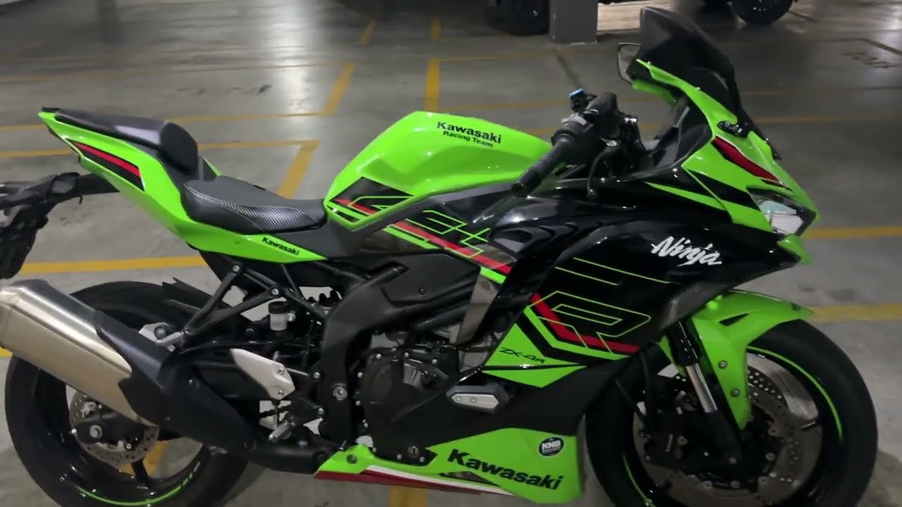 Replacing the original ZX4R exhaust tip - YouTube