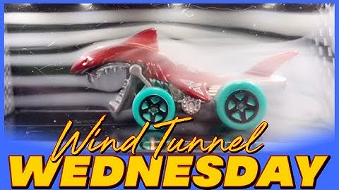 🔵 Hot Wheels in the Wind Tunnel 🌪️ Shark Week