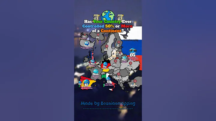 Has Your Country Ever Controlled 50% or More of a Continent?🗺️ #europe #geography #mapping #country