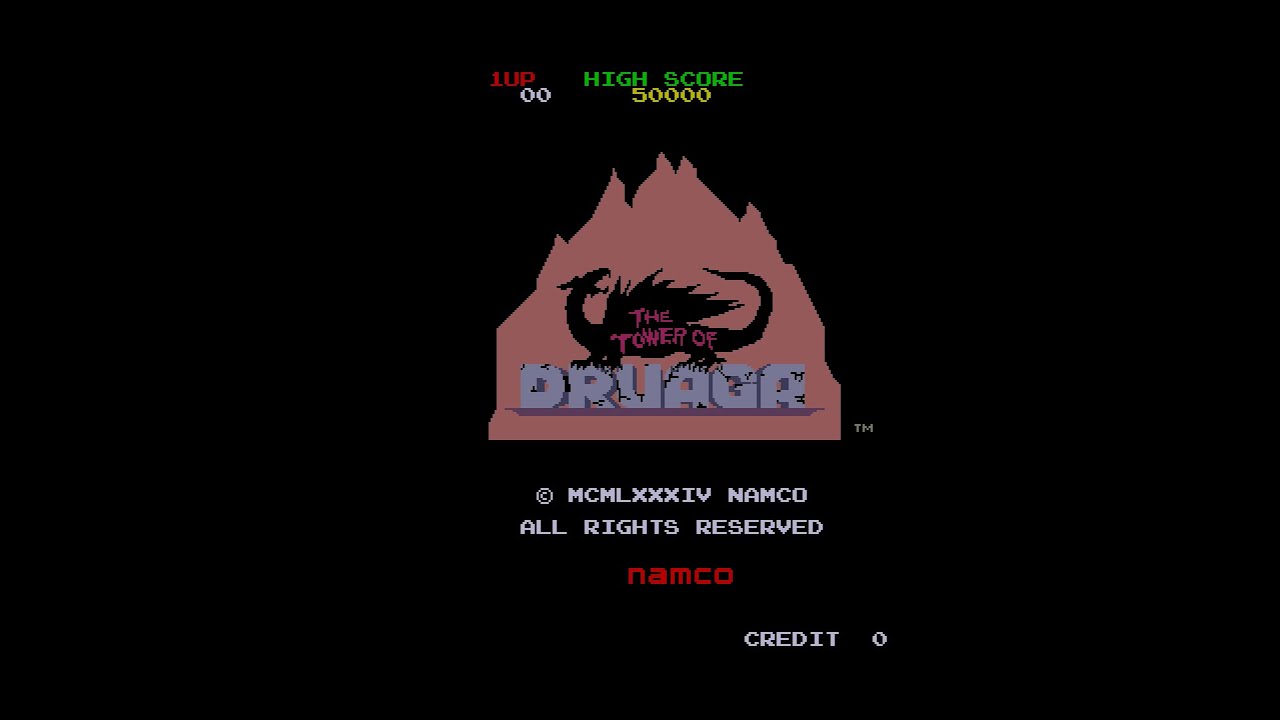 X68k] THE TOWER OF DRUAGA for SHARP X68000 ドルアーガの塔(New