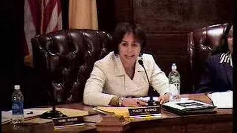 Stacey Jennings at Dec 10 South Orange BOT Meeting