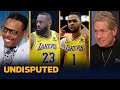 Lebron lakers on brink of elimination after game 3 loss vs nuggets dlo 0 pts  nba  undisputed