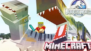 MineCraft 1.8 MOD: Jurassic World 2.0 Mod ShowCase: NEW DINOS, FIGHTS & MORE! screenshot 2
