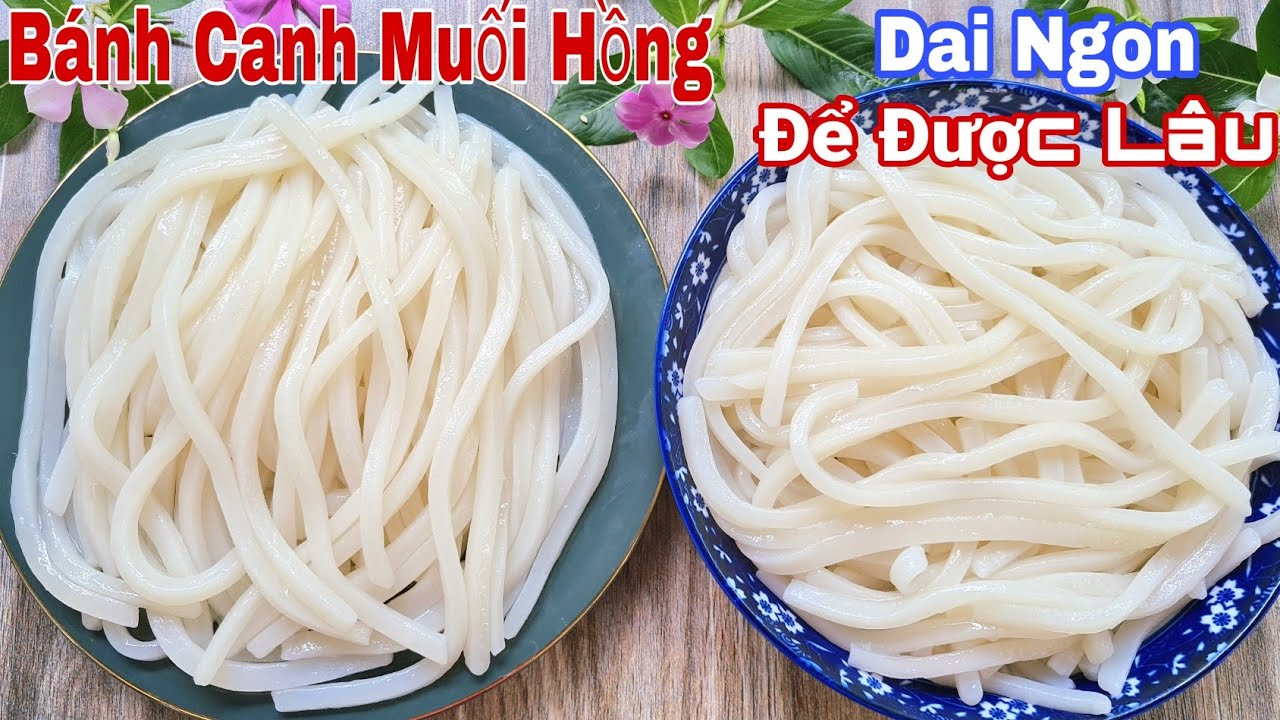 Cách Làm Sợi Bánh Canh Dai Ngon Tại Nhà Rất Dễ - YouTube