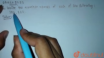 Write the number names of each of the following: 386,212 | CLASS 6 | KNOWING OUR NUMBERS | MATHS...