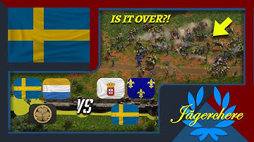 I MESSED UP! | 3v3 Treaty with Sweden | AOE III: DE