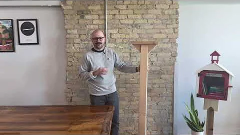 How to Assemble a Little Free Library Post