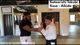 Koteorishi Tekubi Kosa (wrist grab defense) - Aikido