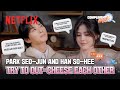 Park Seo-jun &amp; Han So-hee get flustered reading fan compliments | Gyeongseong Creature | Netflix[EN]