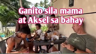 Fiesta dito sa bahay nag inum sila aksel at mama