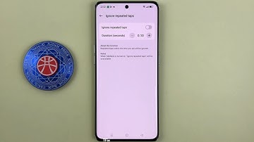 Ignore repeated taps on OPPO Reno8 T 5G Android 14
