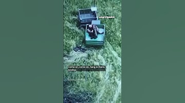 Ukrainian Soldiers Evacuate Their Comrades Using Ground Robots #warinukraine