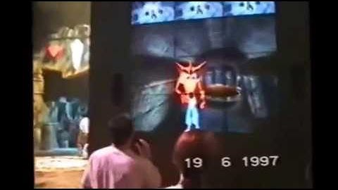 RARE Crash Bandicoot 2 Beta Stuff E3 1997 Atlanta,Georgia