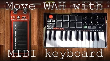 How to assign MIDI Controller to AmpliTube WAH