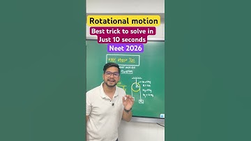 Rotational motion best trick | answer in 10 seconds | Neet physics trick by ssp sir #sspsir #neet