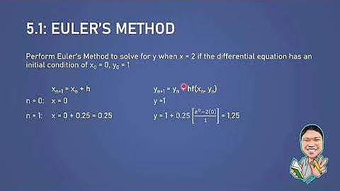 5.1: Euler's Method