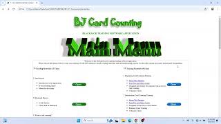 CASINO BLACKJACK CARD COUNTING TRAINING SOFTWARE screenshot 2
