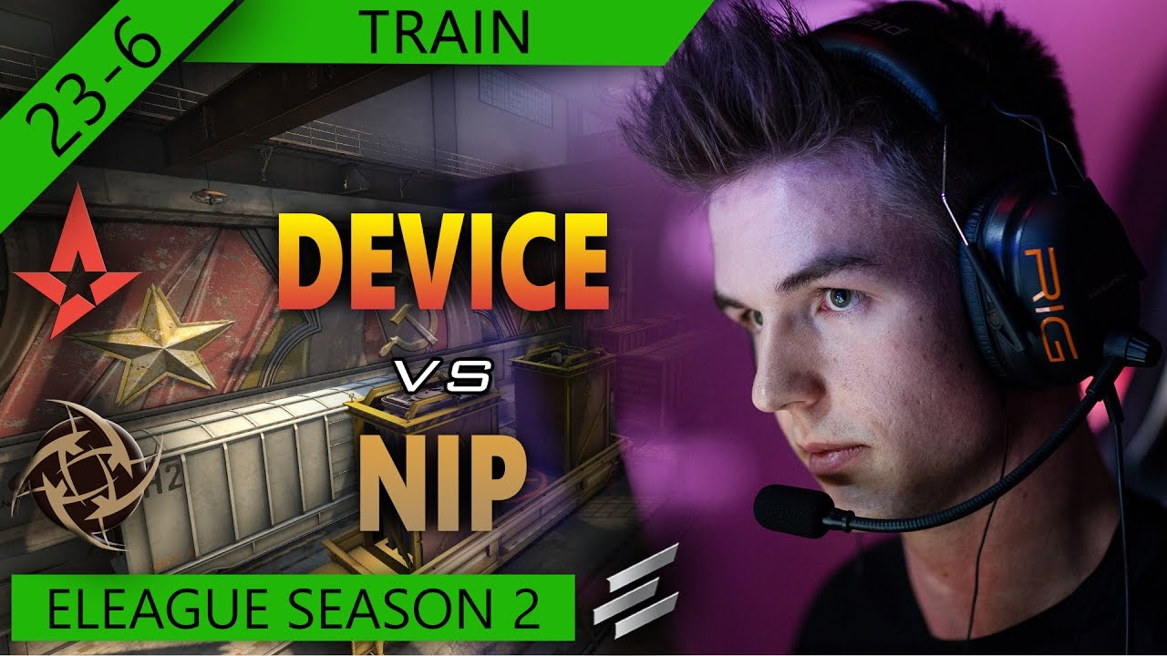 [CSGO POV] Astralis Device vs Ninjas in Pyjamas (23-6) Train @ ELEAGUE Season 2