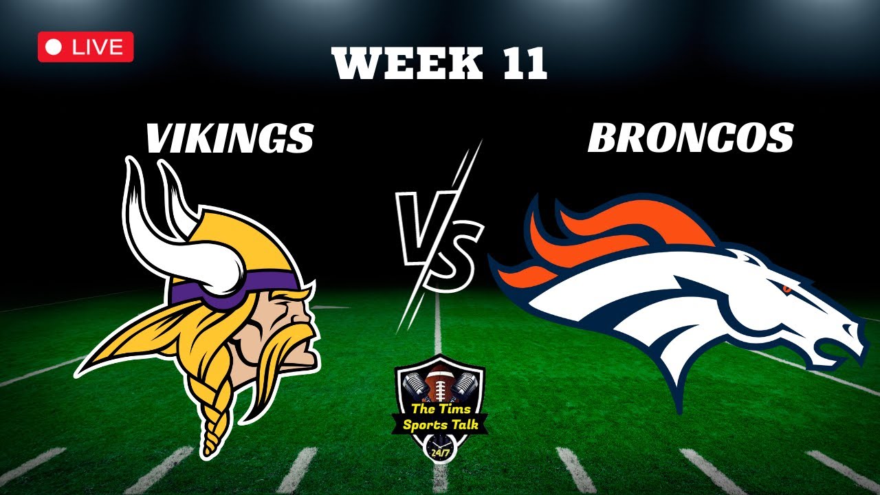 SNF! Minnesota Vikings Vs Denver Broncos! LIVE PlayByPlay/Analysis