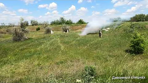 Сравнение ручных гранат РГД, РГН, РГ-60ТБ, Заря, Ф-1, РГО, ВОГ-17,ВОГ-25 и ТНТ шашка - 200 грамм.