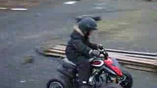 Josefine, Axel & Richard rides ATV