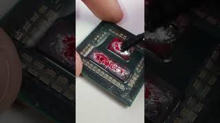 Opening An AMD CPU ! CPU Delid Worth It #shorts