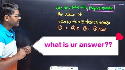 Polycet previous year questions #polycet2024 #trigonometry #polytechnic