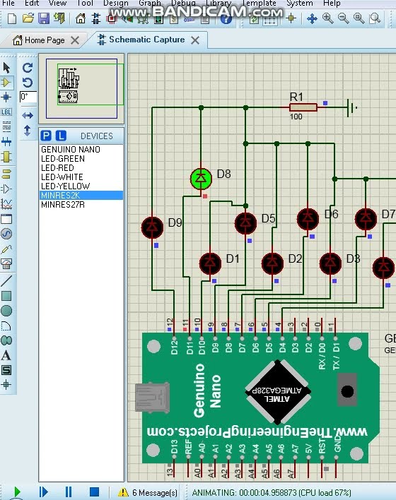 Blinking led project using Arduino nano and Proteus. - YouTube