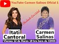 Itati Cantoral en "Charlando Con Usted" con Carmen Salinas