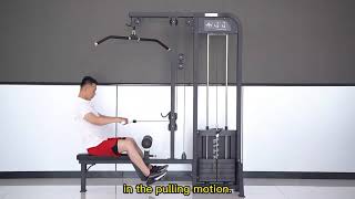 Lat Pull Down Machine Multifunction Low Row  Cable Fitness Body Workout Gym screenshot 1