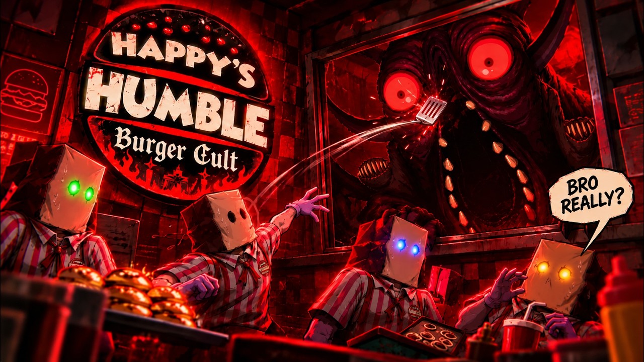 A Totally Normal BURGER RESTAURANT (Happy Humble Burger Cult)