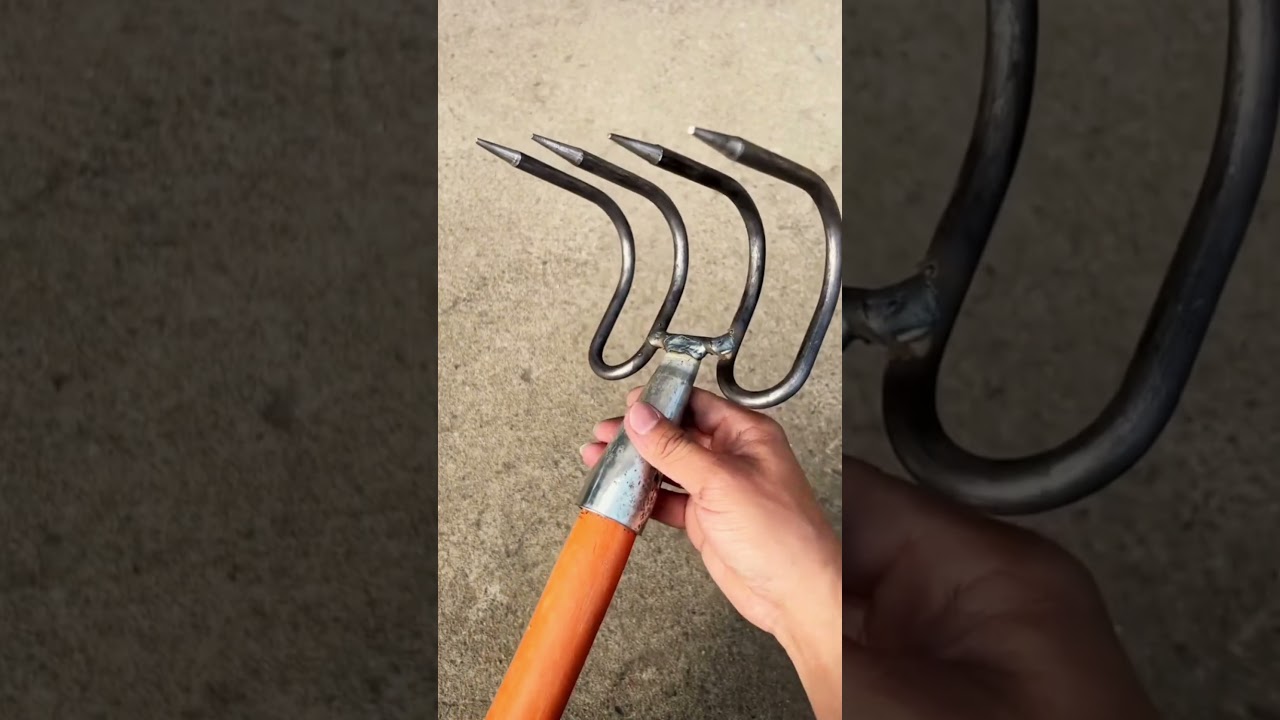 "DIY Handmade Iron Fork Tool | Blacksmith Craft"