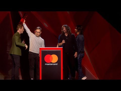 Foo Fighters win International Group | The BRIT Awards 2018