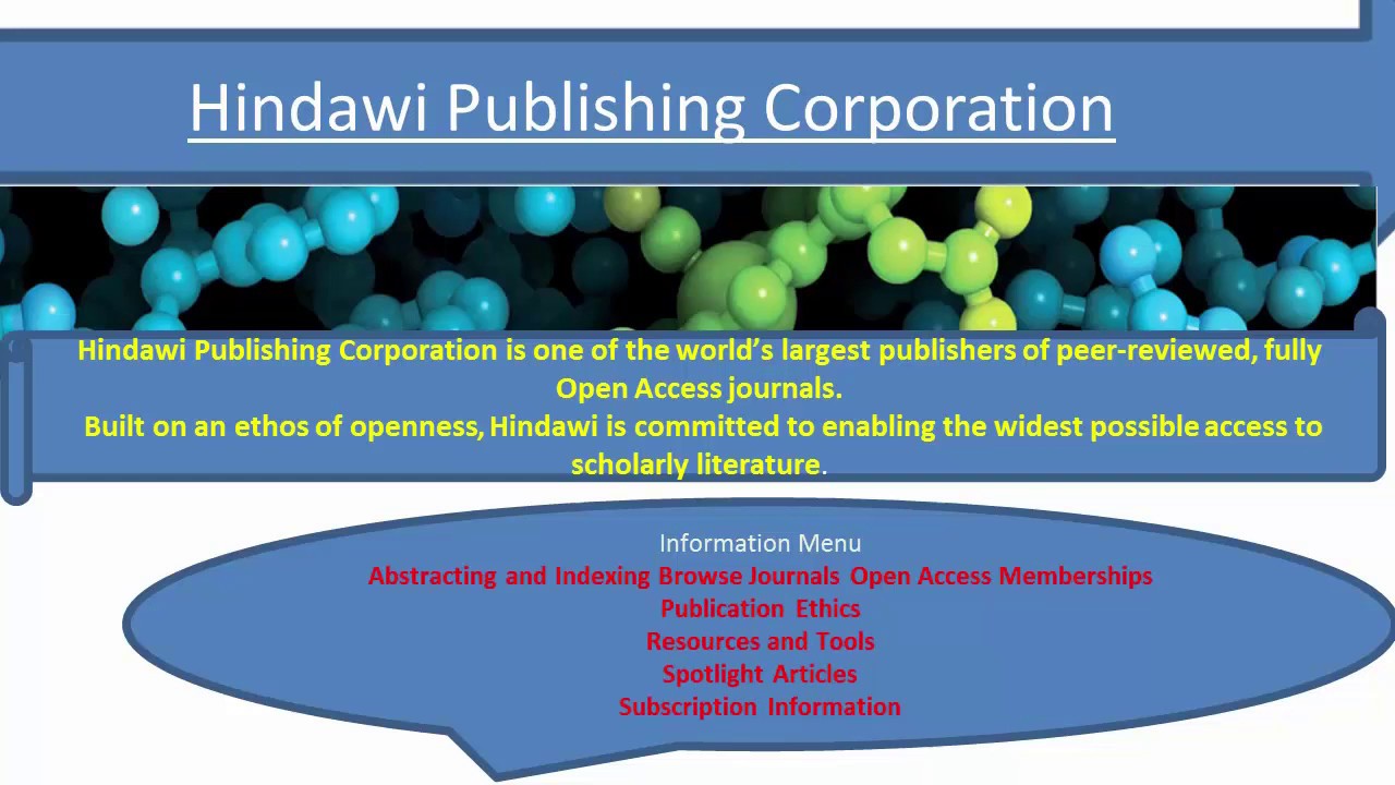 1.5 Hindawi Publishing Corporation YouTube