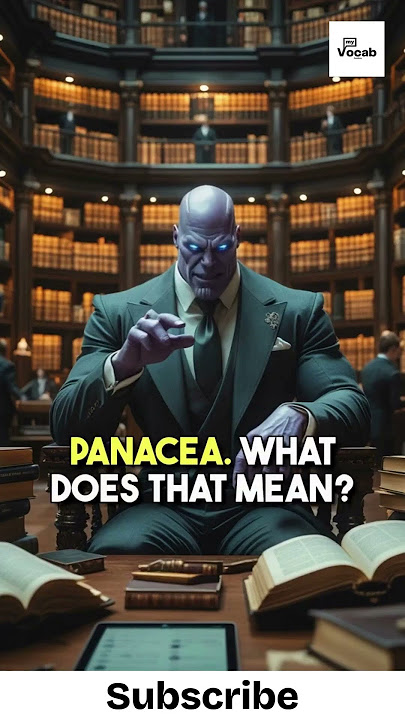 Panacea = Cure-All Solution | Must-Know English Word 💡🌍
