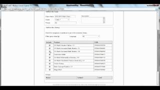 Managing classes and viewing/creating class rosters in Houghton Mifflin Harcourt's Think Central.
