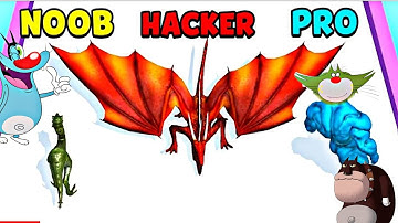 NOOB vs PRO vs HACKER | In Merge Master | With OGGY And JACK | VICKY INDIAN GAMER | All Levels