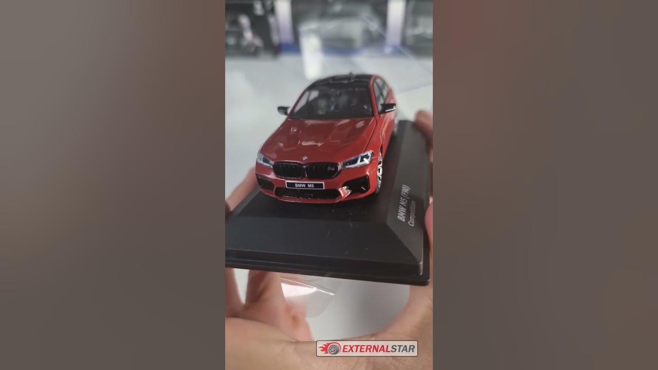 1/43 Solido BMW M5 F90 Competition (Montegi Red) Car Model