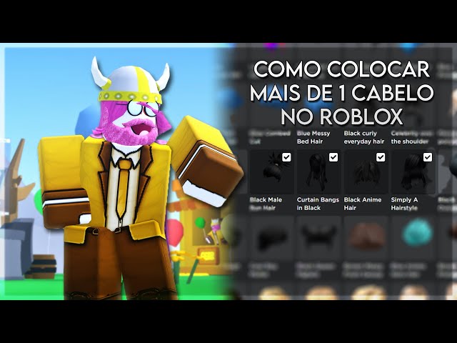 Como colocar mais de um cabelo no Roblox