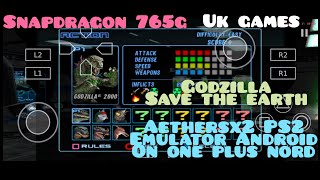 Godzilla - Save The Earth | Aethersx2 PS2 Emulator | Android Snapdragon 765G | #gameplay