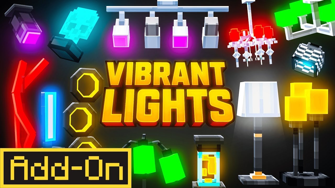 Vibrant Lights Add-On | Minecraft Marketplace | Showcase - YouTube