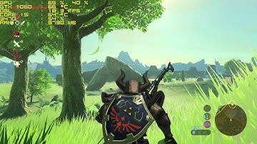Cemu 1.9.1 - Zelda BOTW - Xalphenos FPS++ Mod Test Off Vs. On