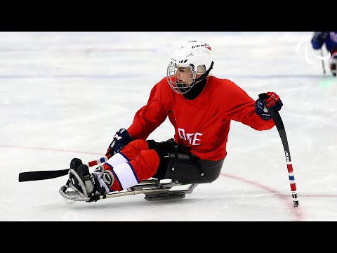 Para Ice Hockey Pioneers Brit Oeyen and Lena Schoeder Cross Paths | Paralympic Games