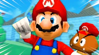 Mario 64 DS but some funny stuff happens