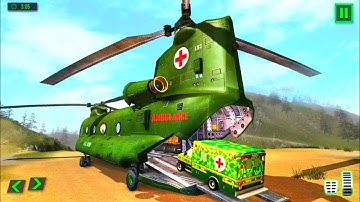 US Army Ambulance Driving Rescue Simulator 2021 Gameplay Walkthrough Part 1 (IOS/Android)