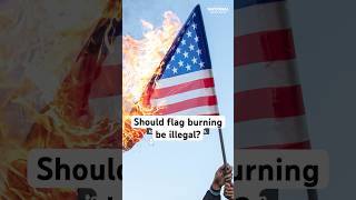 When is burning American flags illegal? #shorts #freespeech #SupremeCourt #news #trump Antoine Guyton Charged For Flag Desecration