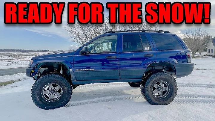 GETTING THE WJ ON 37s READY FOR SNOW!!!
