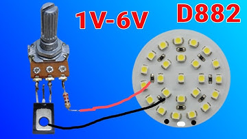 D882 Transistor Voltage Regulator|@RealElectron1 4 Volt Regulator Make ||